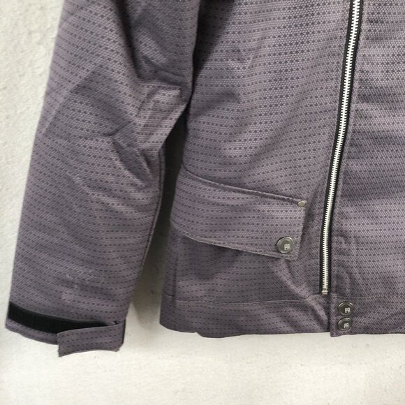 Core Powder Room Jacket Women Medium Gray Snowboarding 5000mm Ski Lined Outdoor - Picture 10 of 16